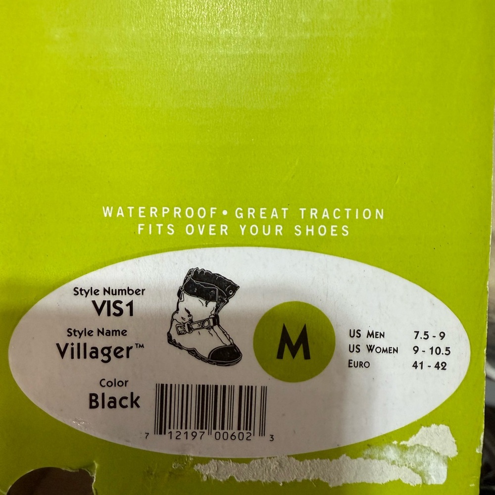 Villager Black Waterproof Shoe Covers - Picture 2 of 6